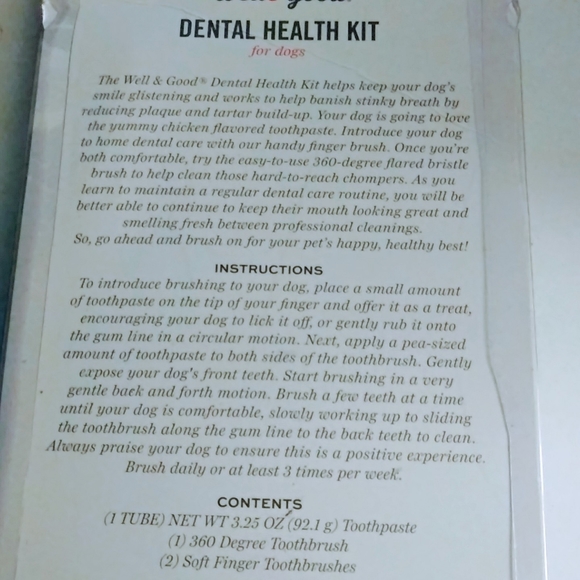 Well & Good Dental Health Kit for dogs - Picture 3 of 6
